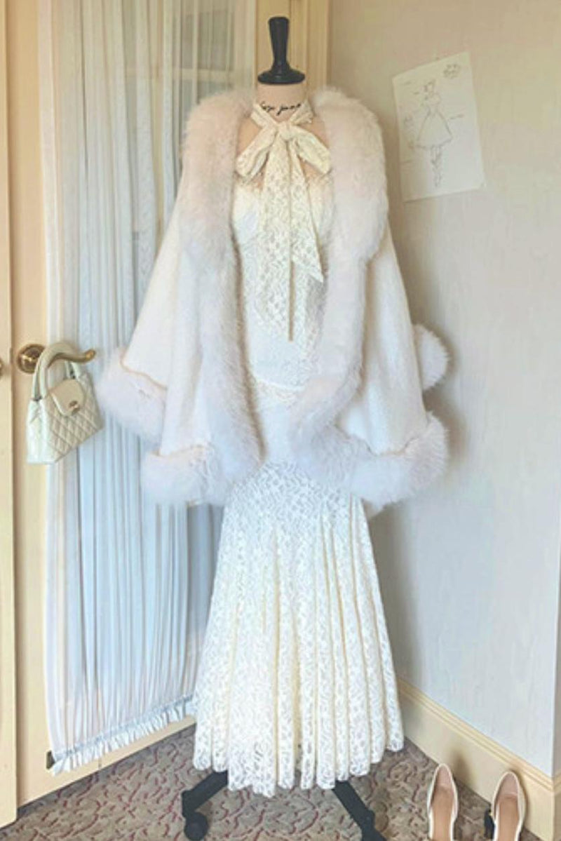 French Style Lace Mermaid Dress