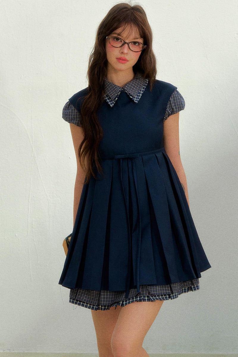 College Short Sleeve Dress