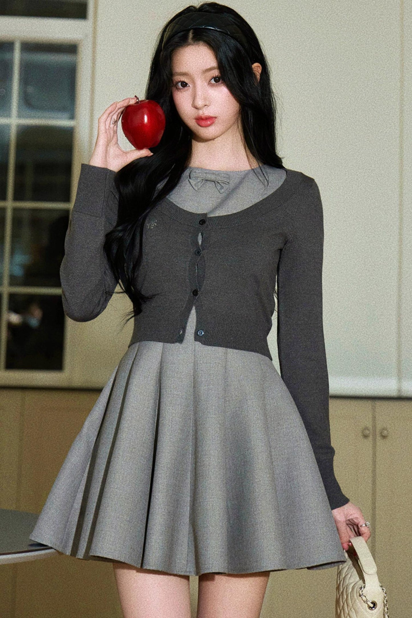 Sleeveless Dress + Cardigan