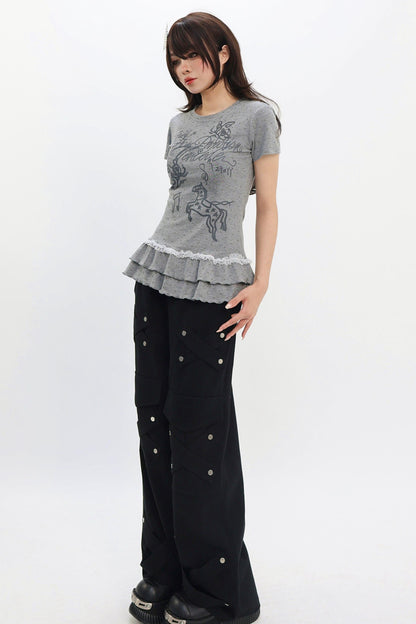 Y2k Polka Dot Top