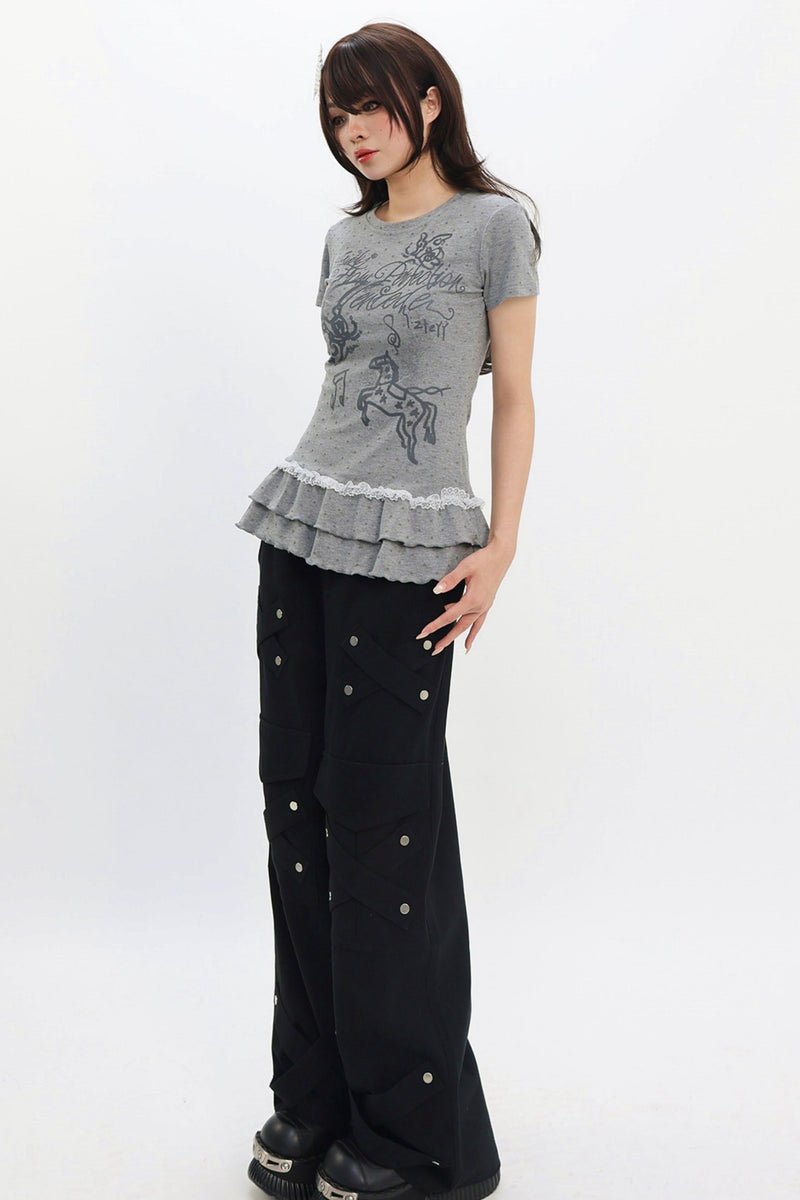 Y2k Polka Dot Top