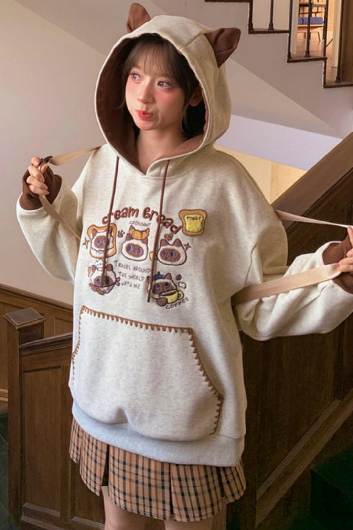Siamese Cat Hoodie