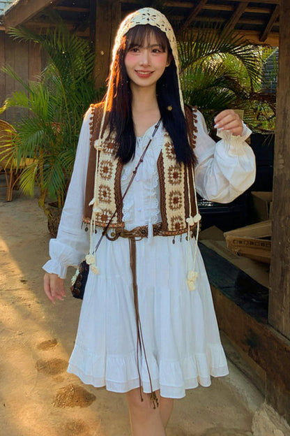 Lace Pure Sleeve Dress