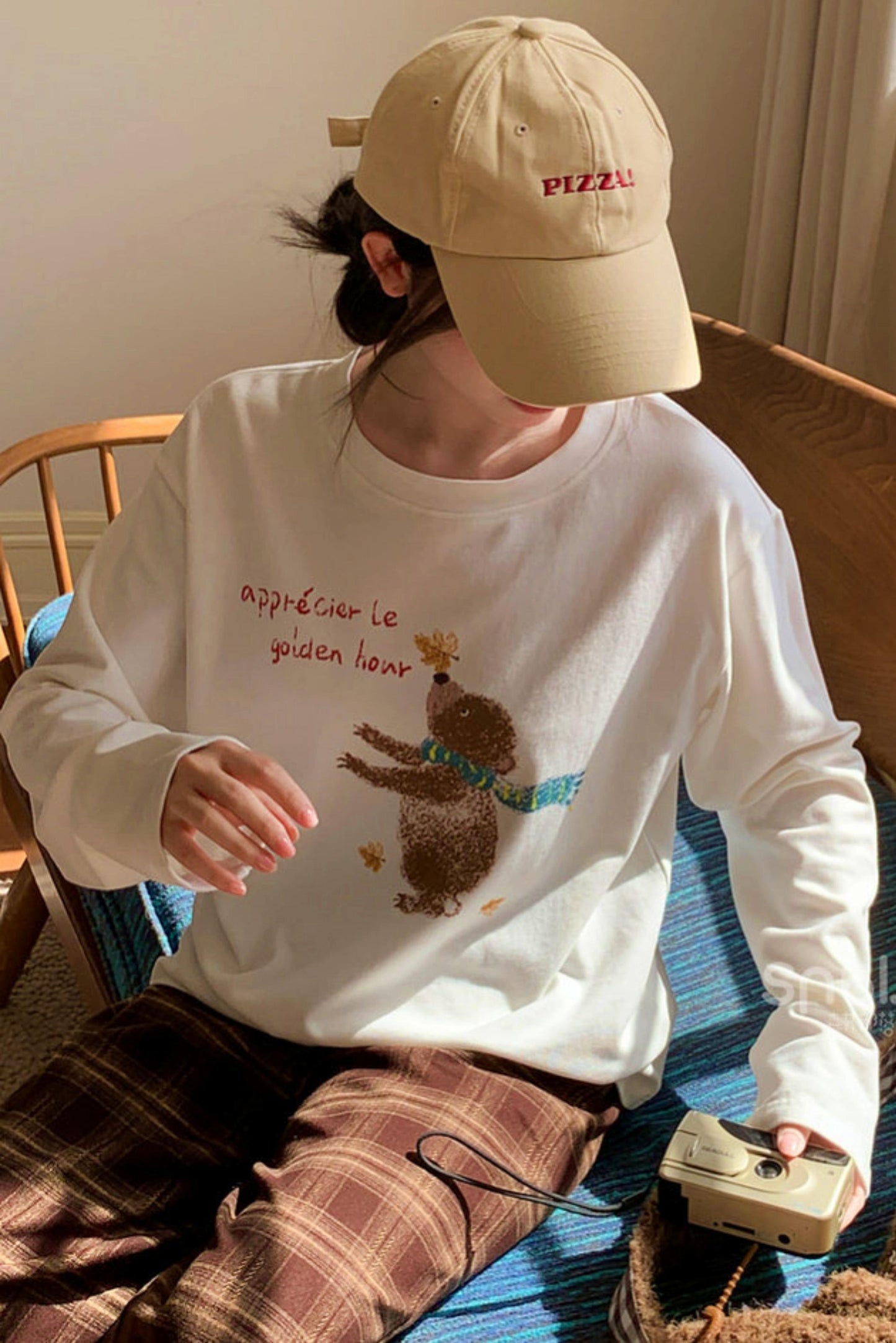 Sweet Bear Print Top