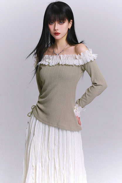 Sweet Dark Lee One Shoulder Top