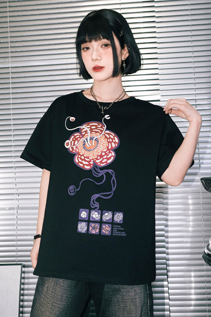 King Flower Cotton Top