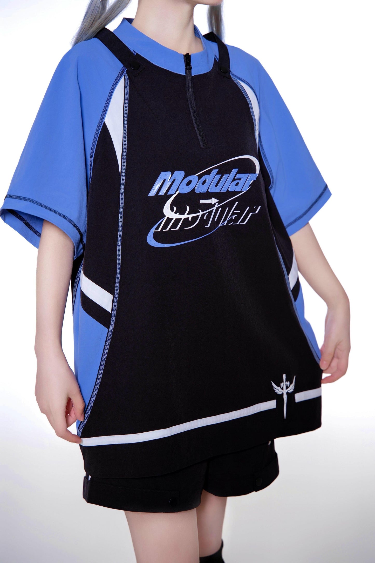 Pre-order Item: Y2k Subculture Cyber T-shirt + Shorts + Leg Covers