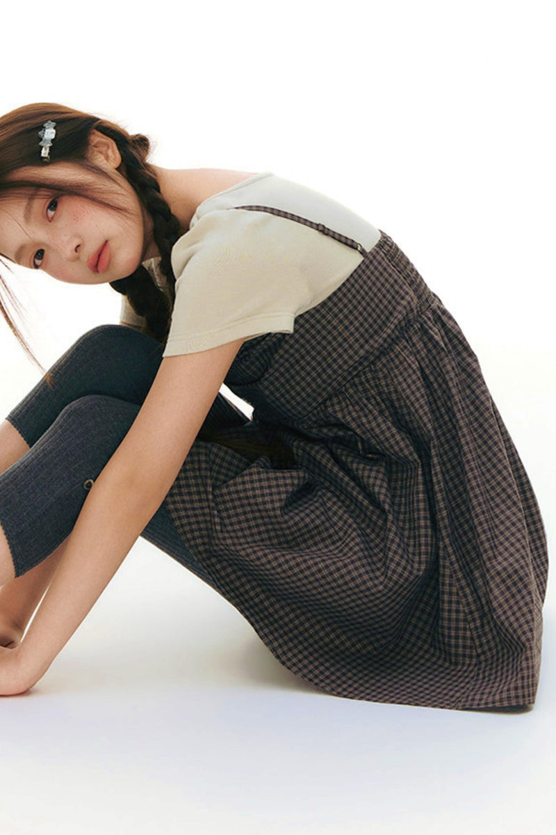 Fake Two-piece Cotton Top