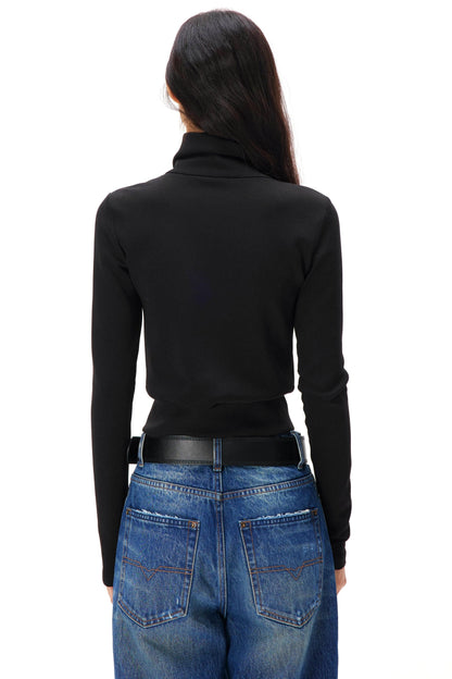 Cyberpunk Slim Fit Zip Tops
