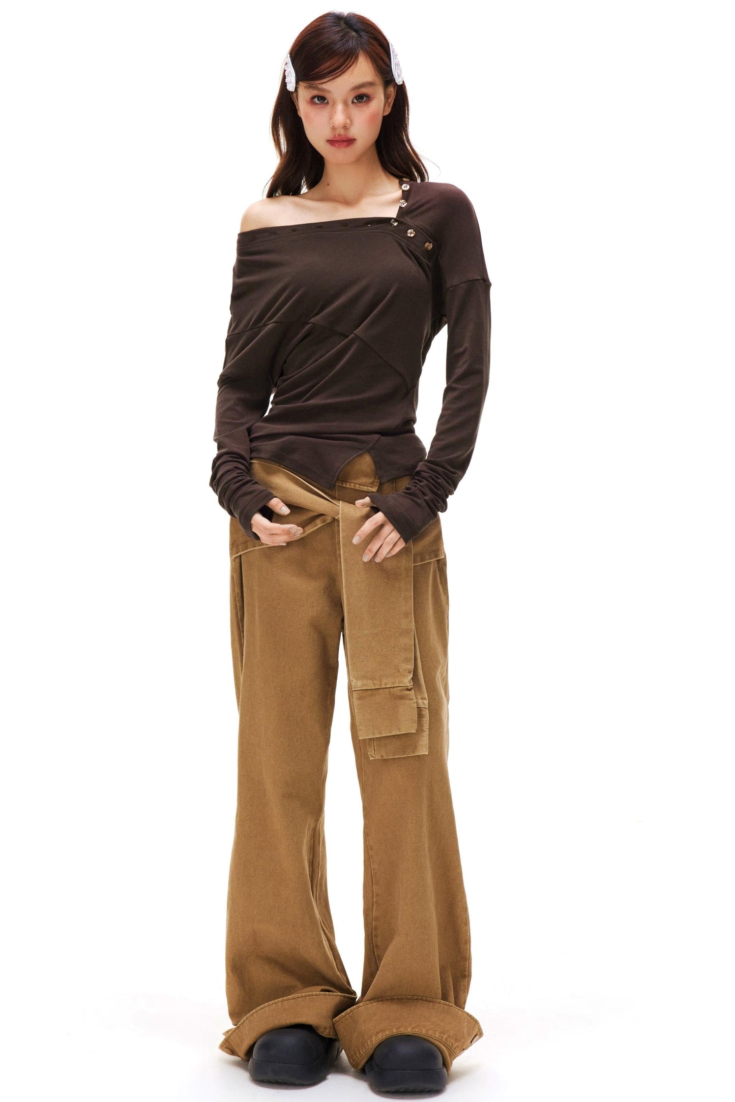 Slit Slim Top