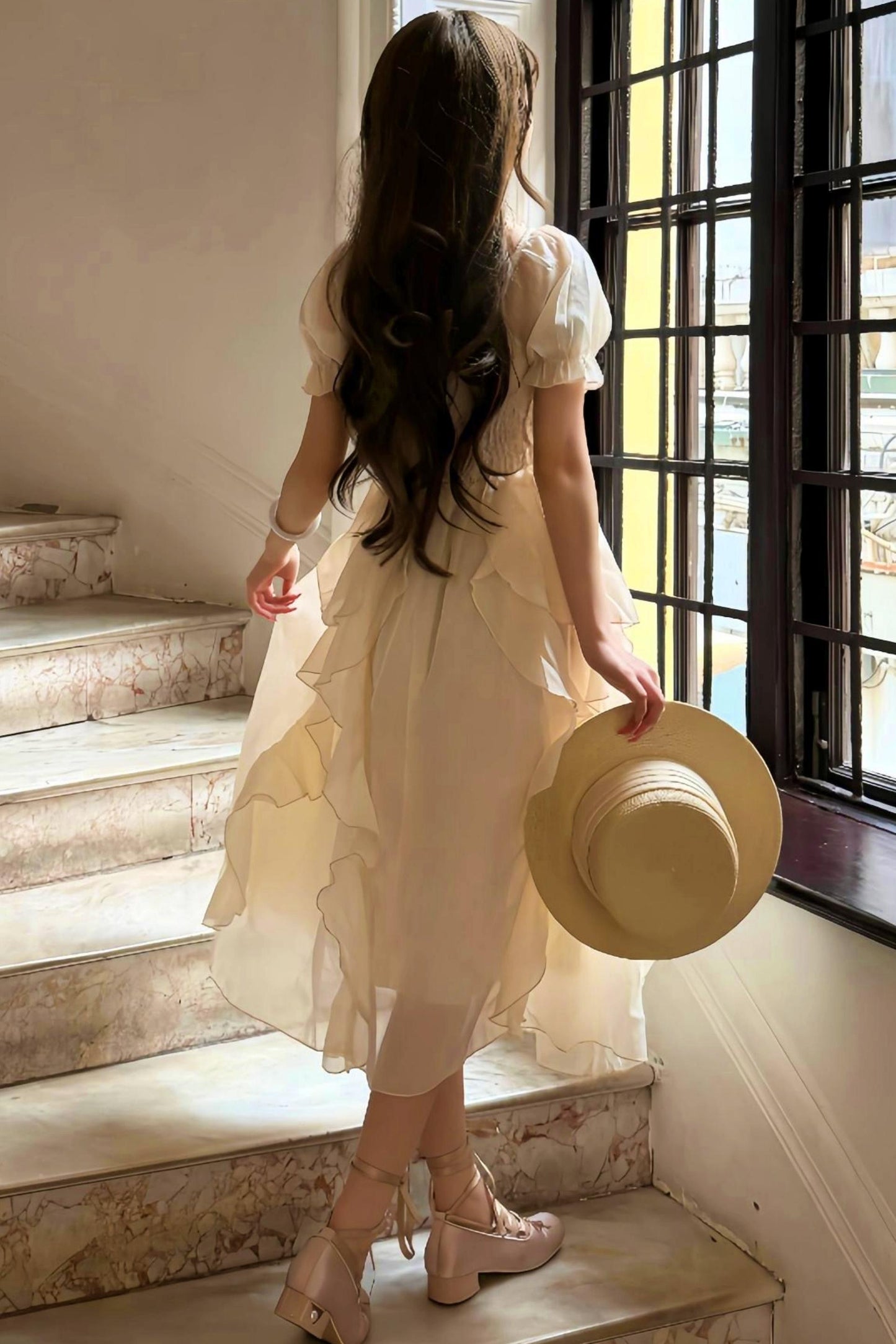 French Ruffle Princess Dress