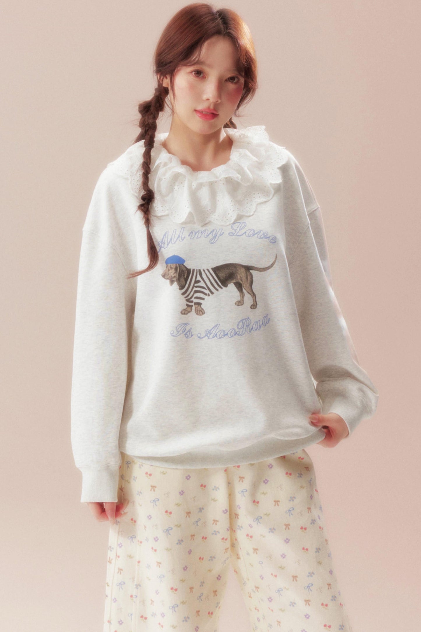 Daydreaming Lace Sweatshirt