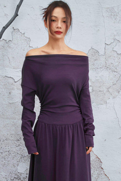 Retro Knitted Swing Dress