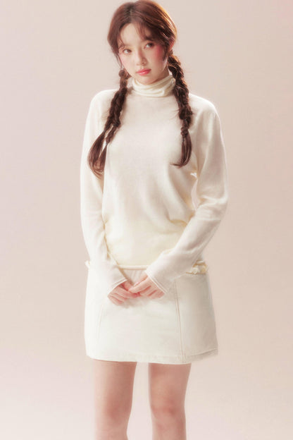 White Dream Island Wool Top