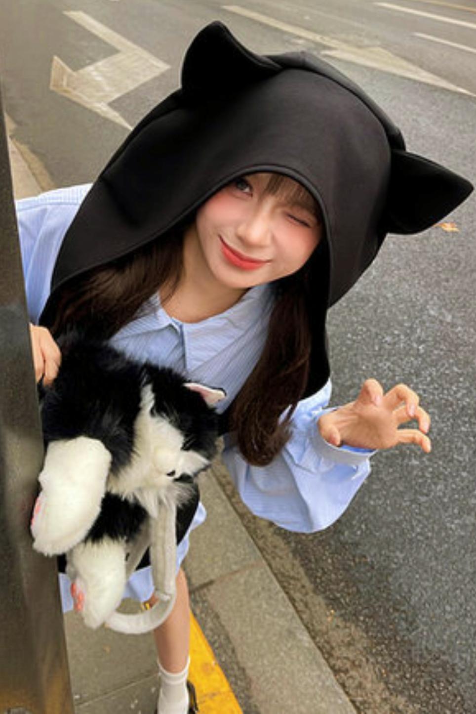 Cat Ear Hooded Dress