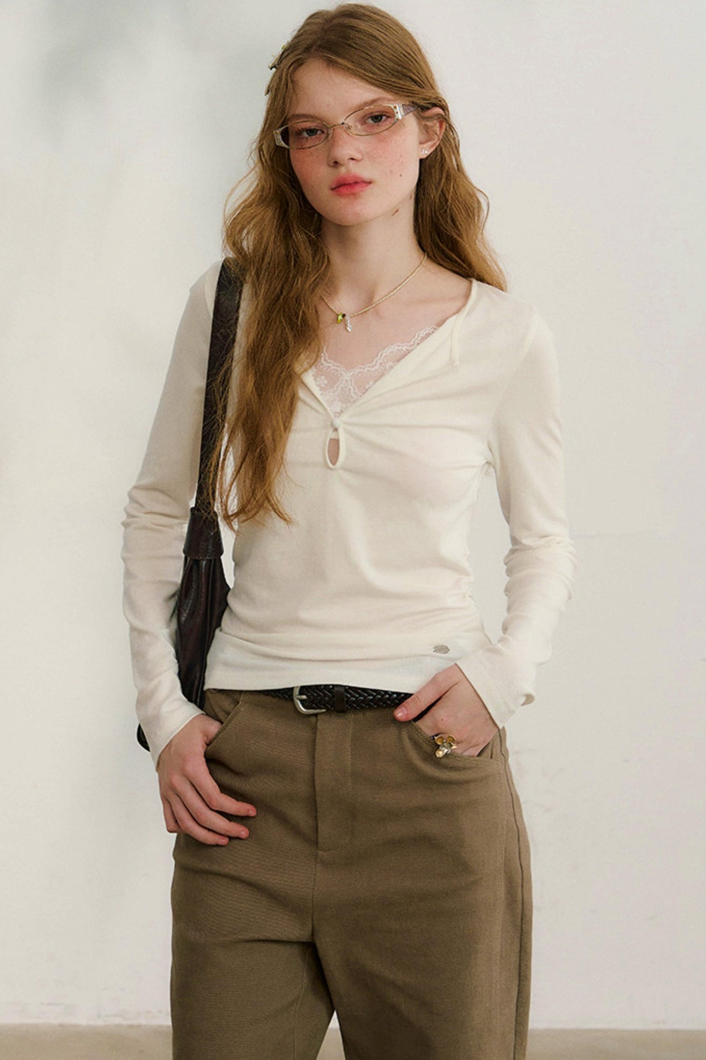 Cloud Seeder Lace Patchwork Top