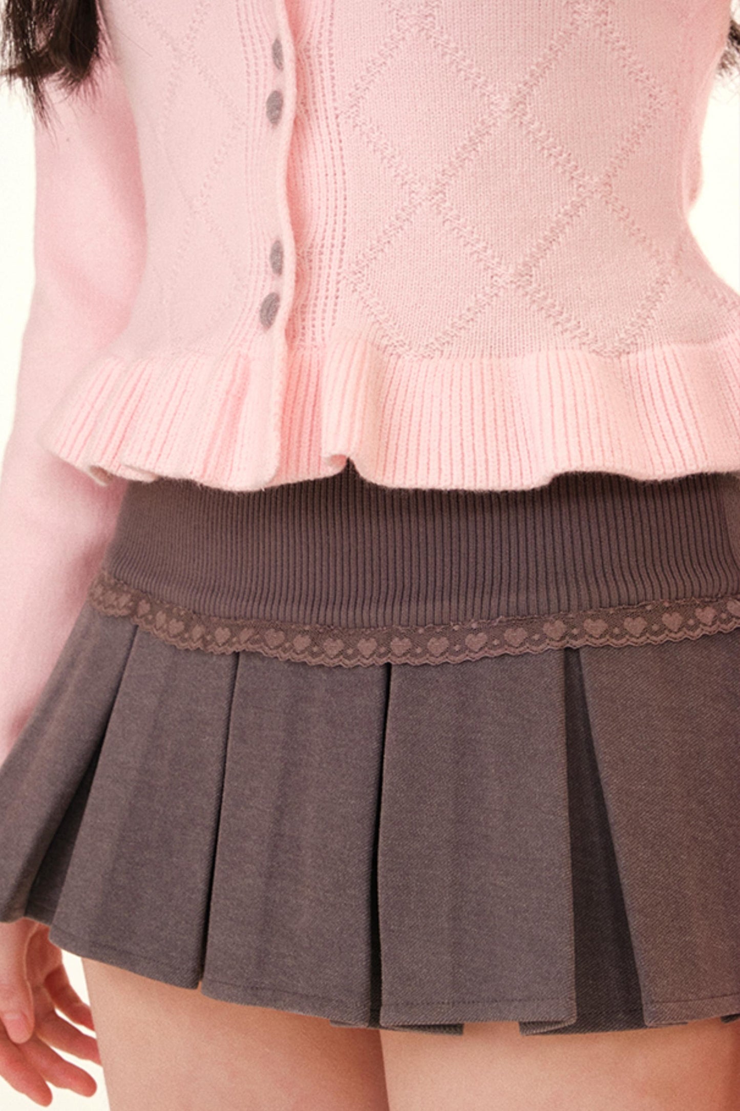 Color Block Drape Cardigan
