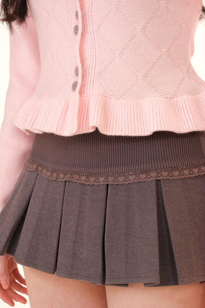 Color Block Drape Cardigan