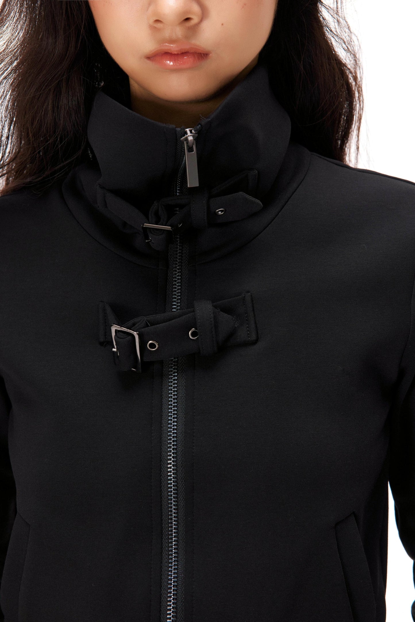 Cyberpunk Slim Fit Zip Tops