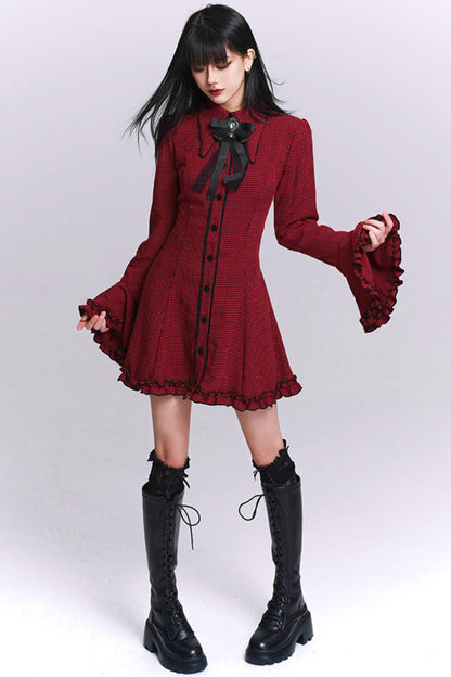 Ghost Girl Plaid Dress