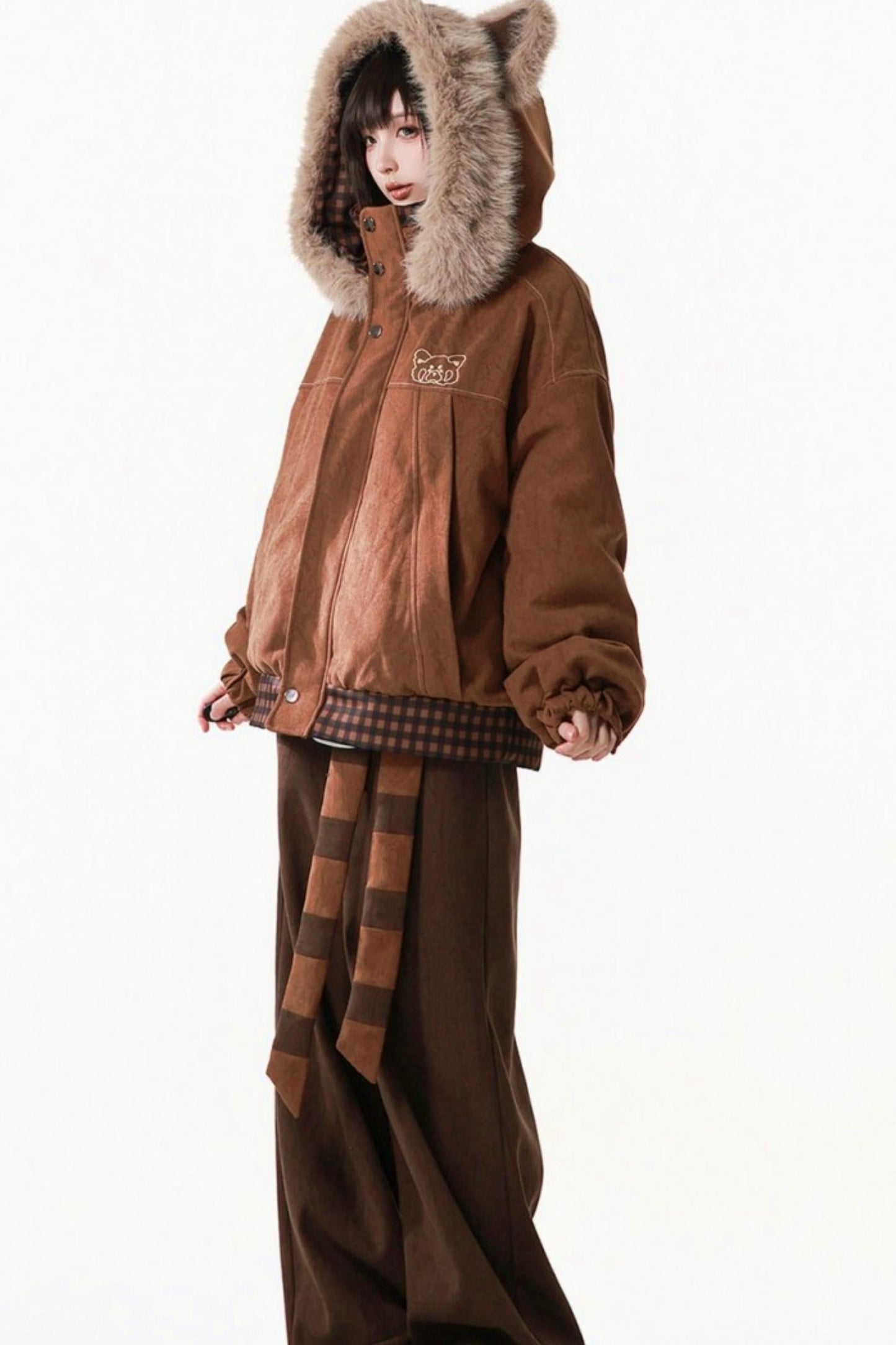 Brown Bear Fur Jacket + Pants