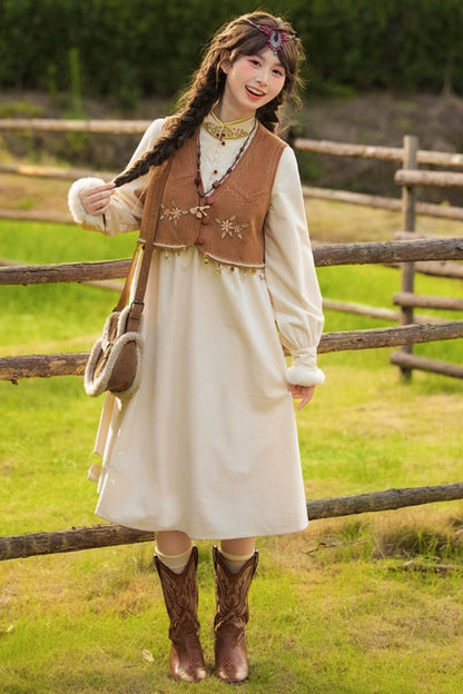 Retro Mori Girl Dress