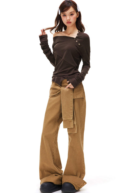 Slit Slim Top