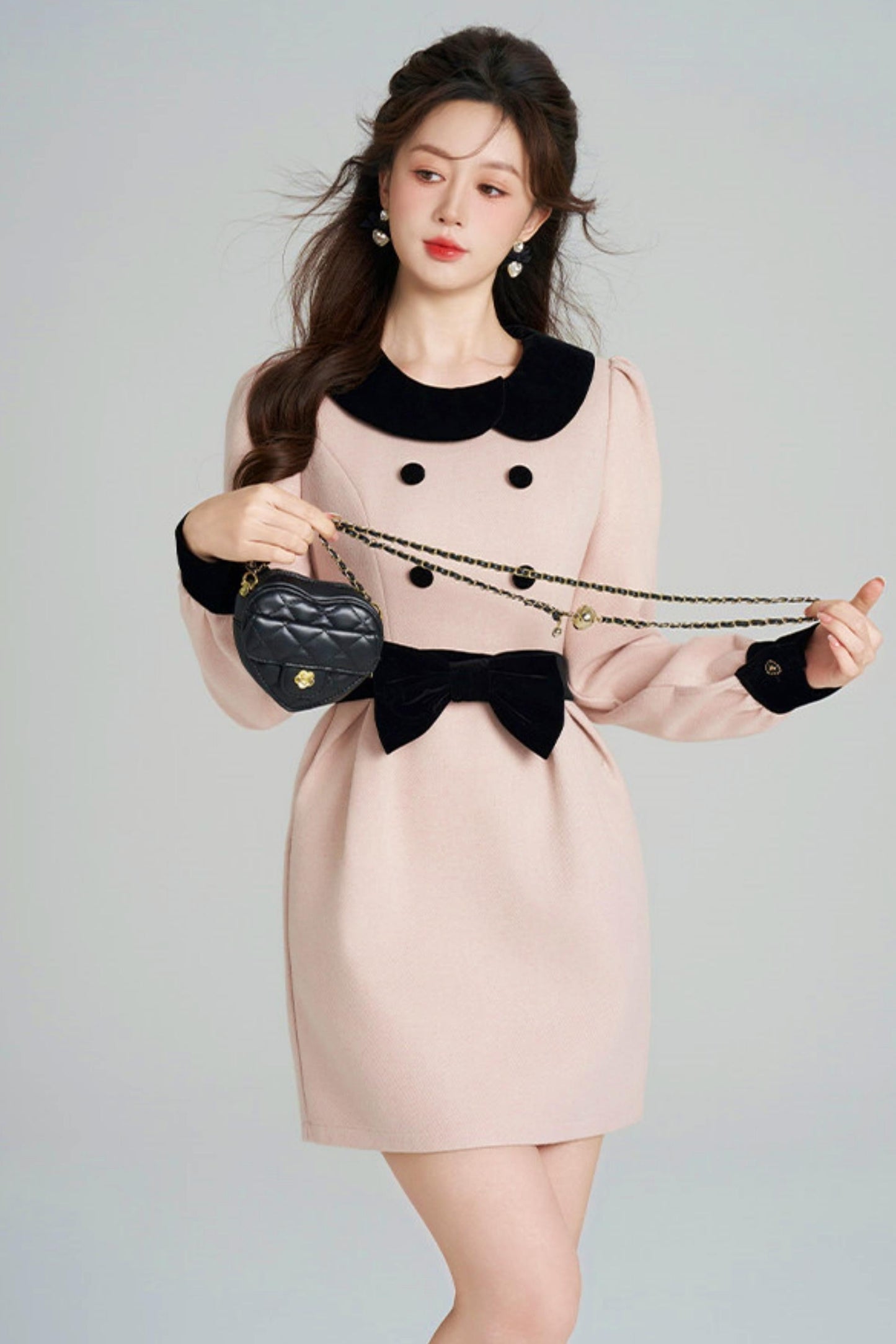 French Retro Sweet Dress