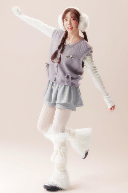 Moonlight Song Ribbon Knit Vest