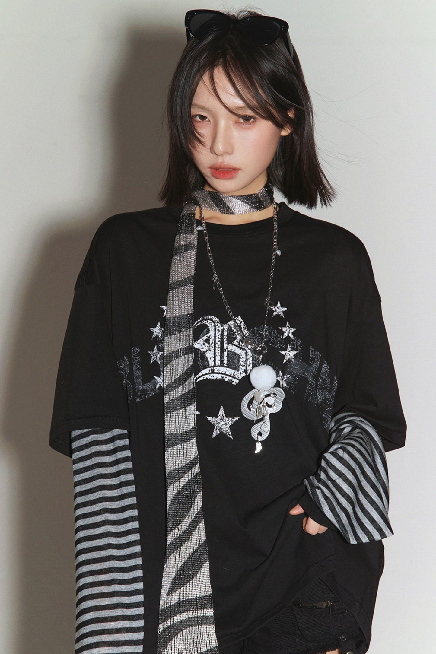 Gravity Patchwork Color Block Top