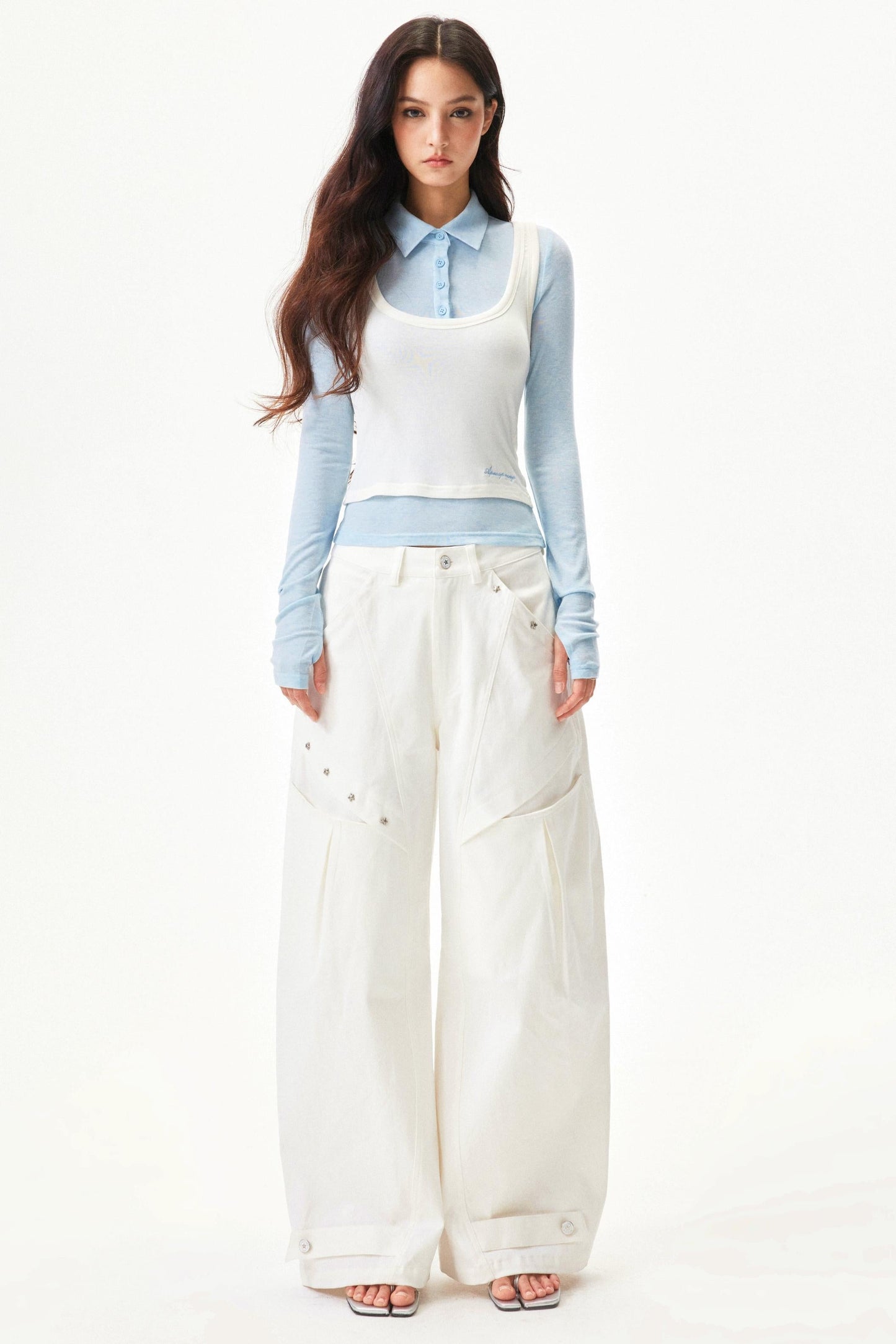 Fitted Tencel Knit Vest