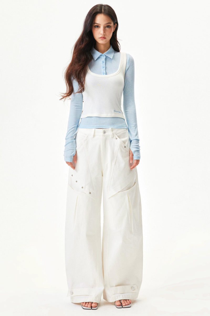 Fitted Tencel Knit Vest