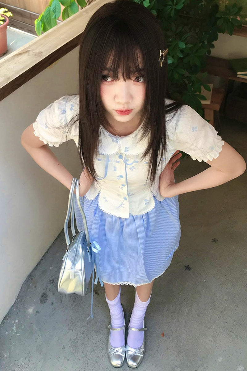 Doll Color Summer Top + Skirt