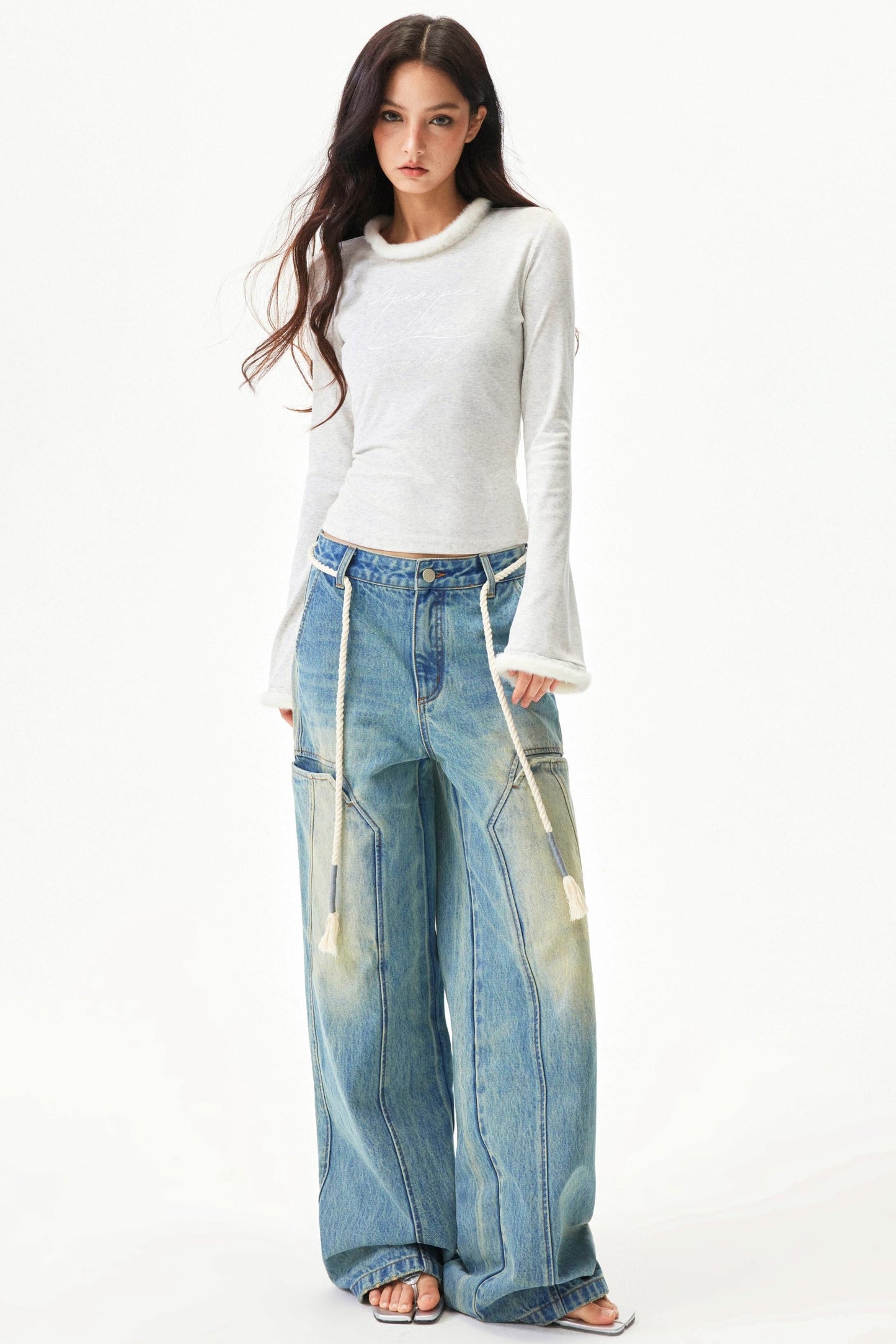 Pure White Slim Tops