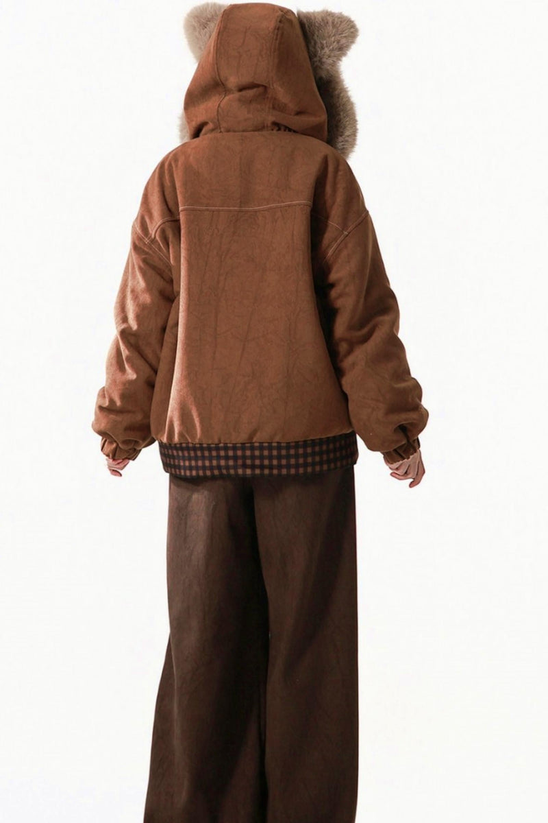Brown Bear Fur Jacket + Pants