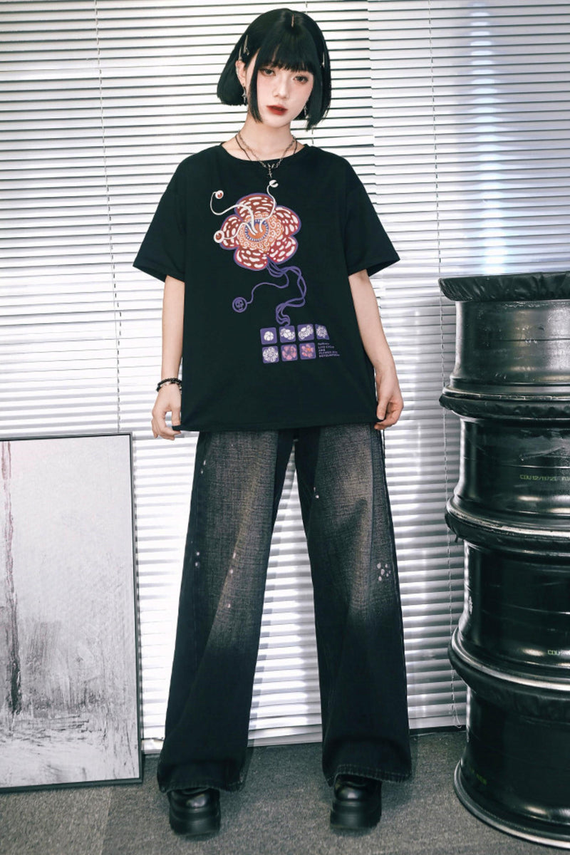King Flower Cotton Top