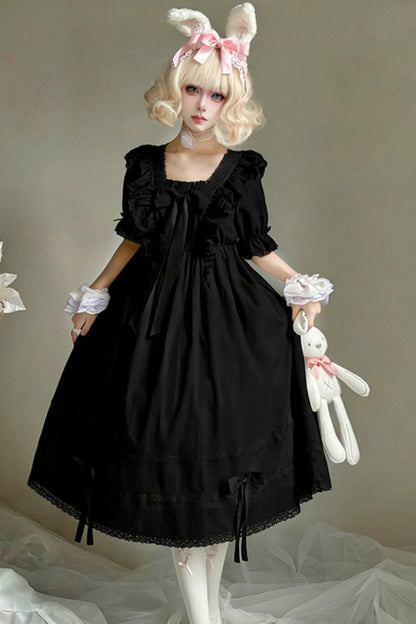 Lace Ribbon Gothic Princess Dress