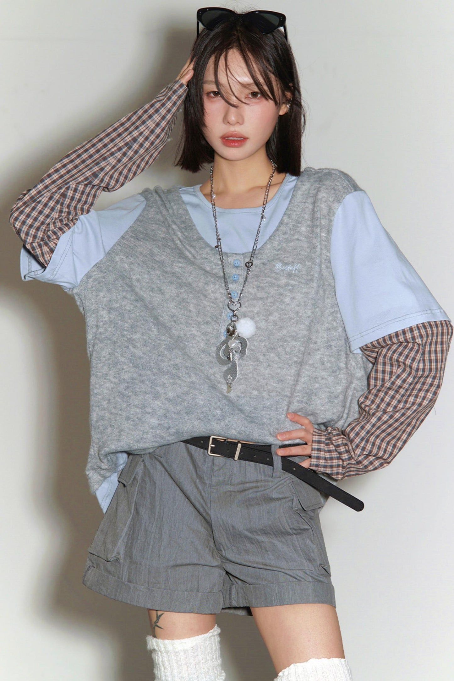 Gravity Patchwork Color Block Top
