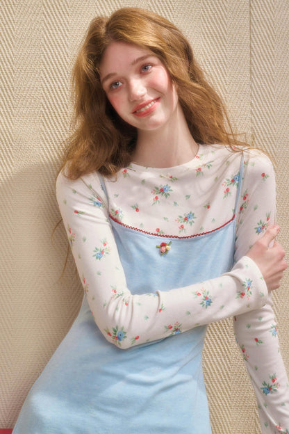 Baby A-line Flower Dress + Suspender Dress