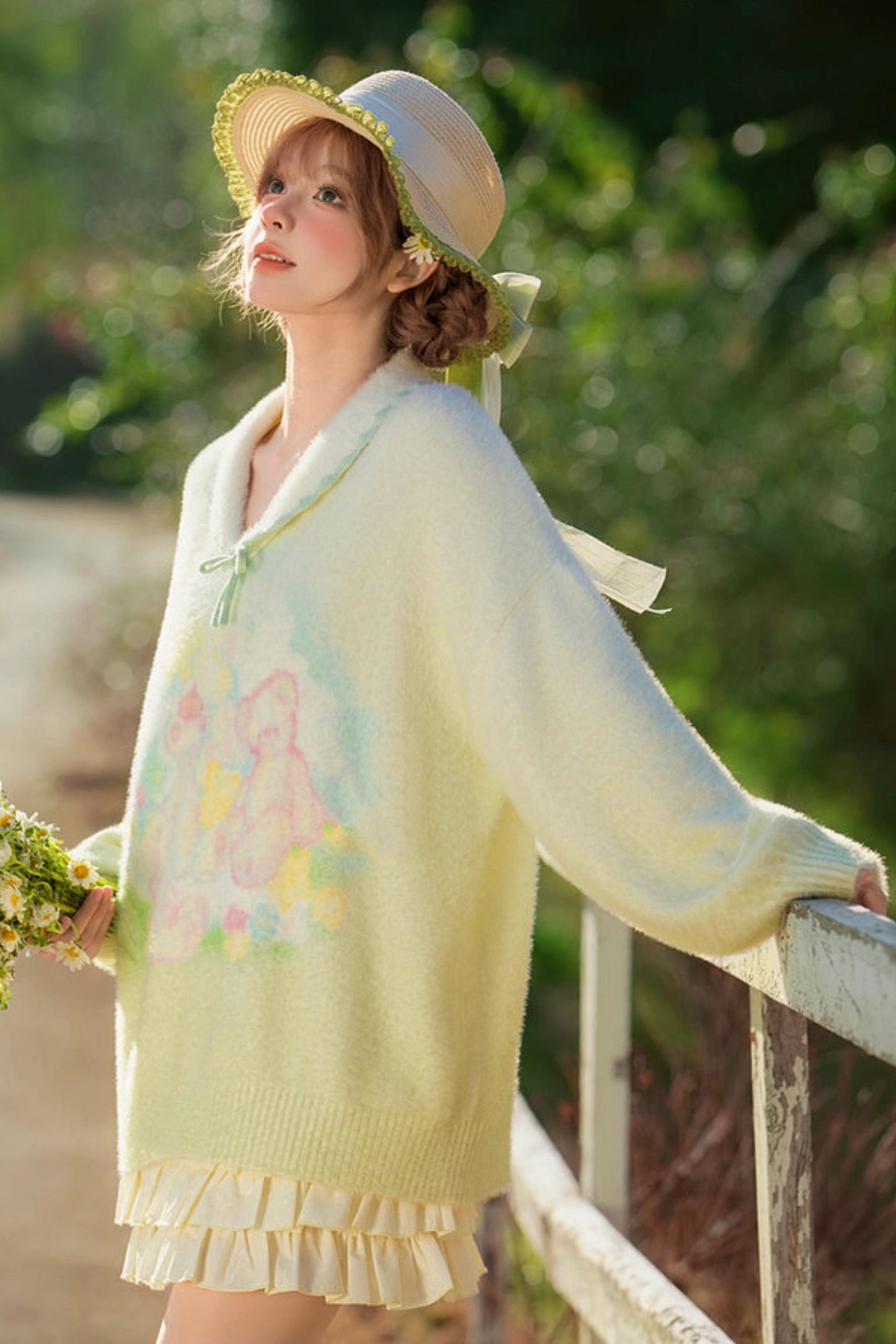 Sweet Bear Knit Sweater