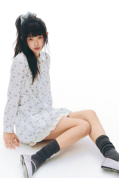 Pony Print Top + Skirt