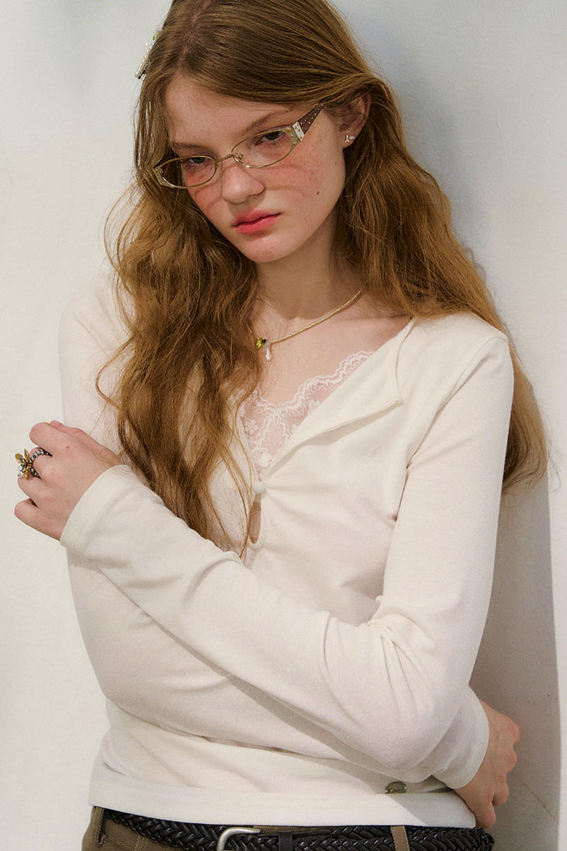 Cloud Seeder Lace Patchwork Top