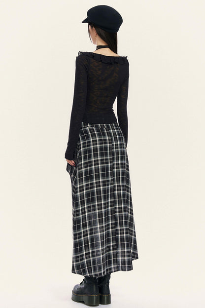 Heartbeat Ruffle Square Neck Top