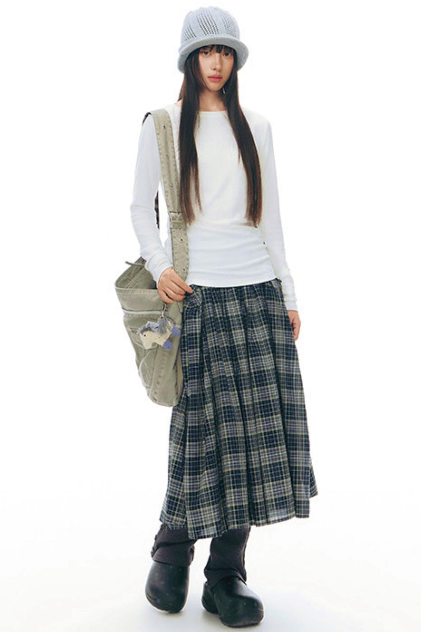Y2k Button Layered Top