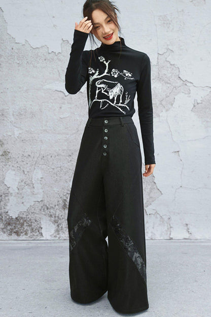 Artistic Knit Slim Fit Top
