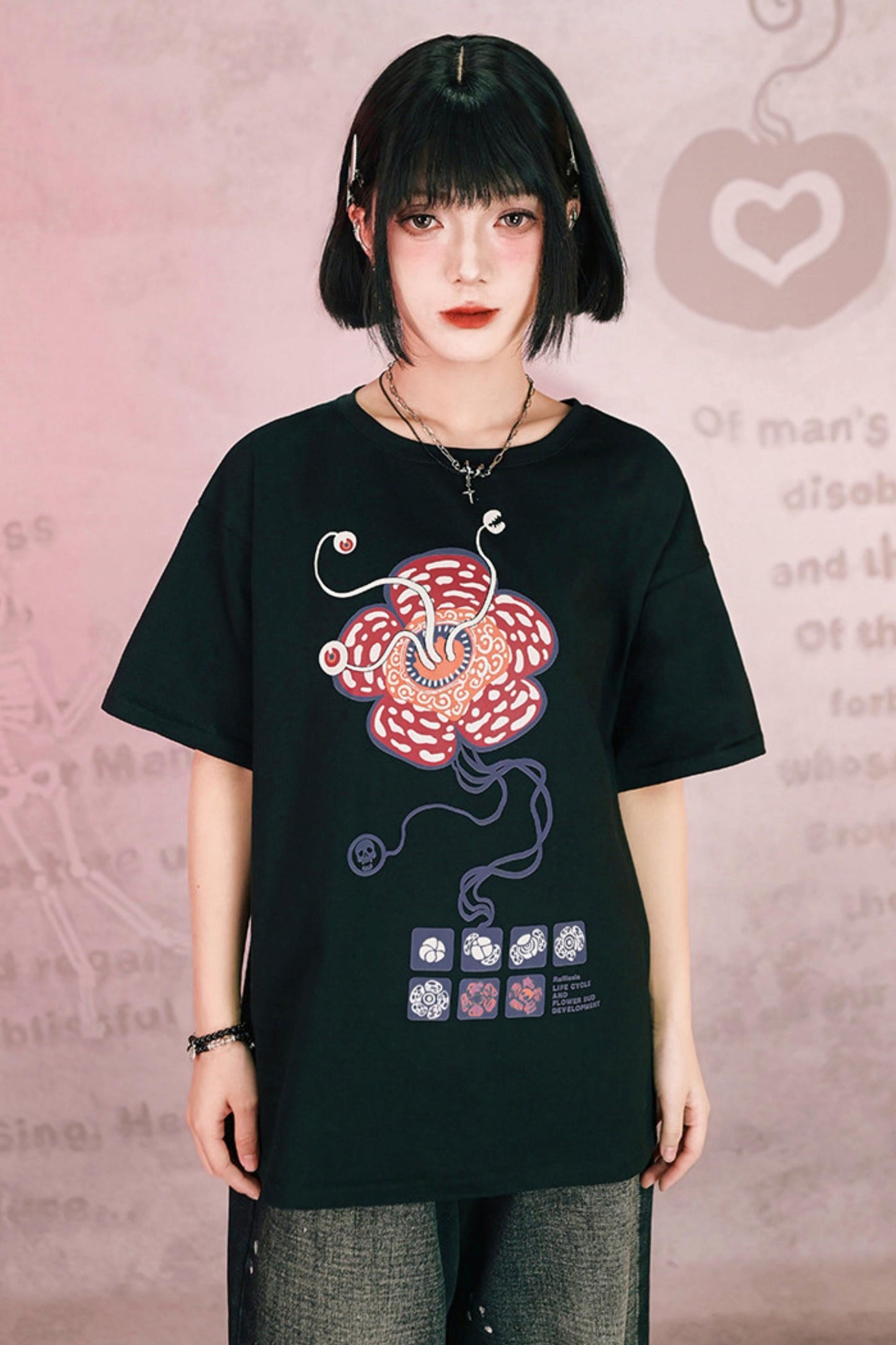 King Flower Cotton Top