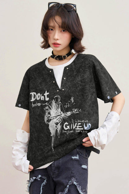 Rockin' Mode Loose Tops