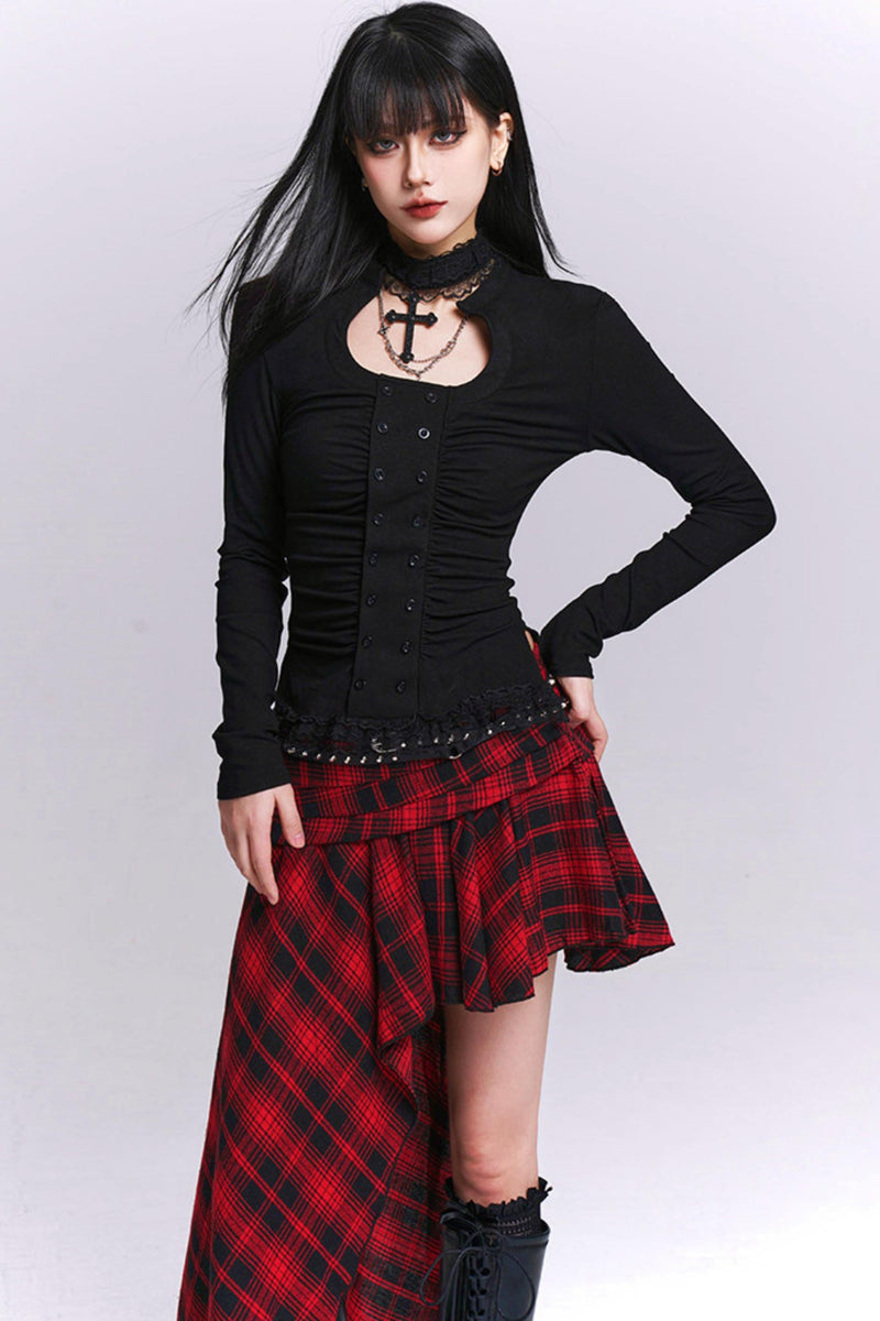 Gothic Waist Cinch Top