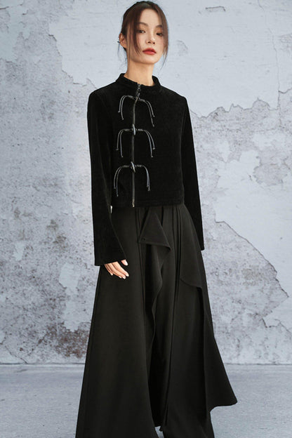 Dark Mode Chinese-style Top