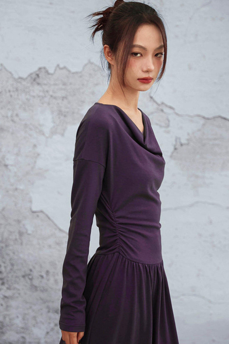 Retro Knitted Swing Dress